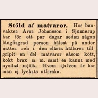 Ett klipp från Hörbyposten den 17 maj 1906.
