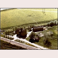 791 Birsta 1959. Stugan är av Ostkustbanans standardmodell. Foto: Okänd. 